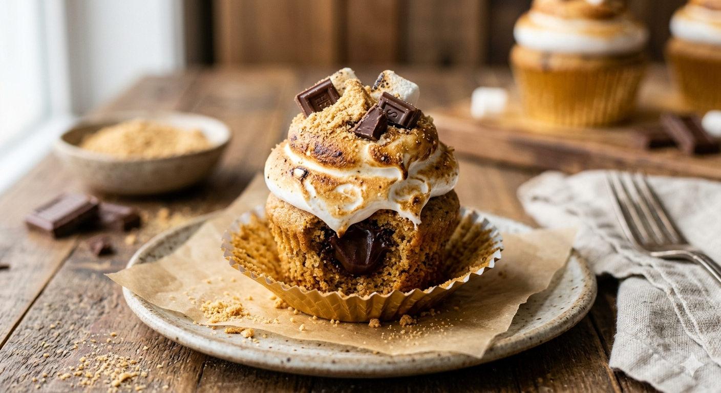 "S'mores" Cupcake